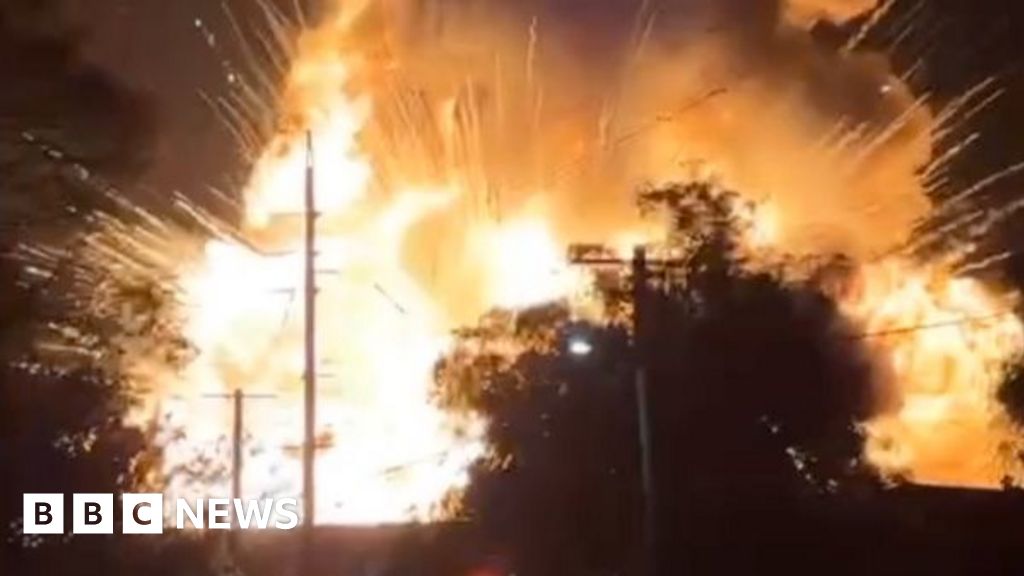 Watch: Moment huge fireball destroys Sydney waste facility